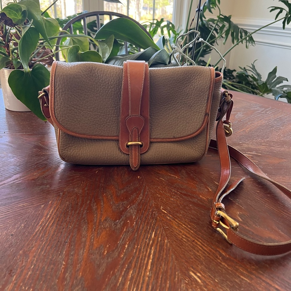 Dooney and Bourke Vintage Equestrian Messenger Bag